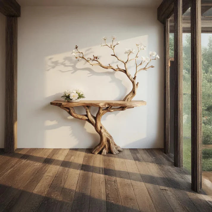 Natural Floating Bookshelf