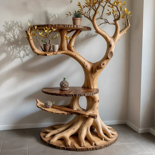 Handmade Natural Solid Wood Stand