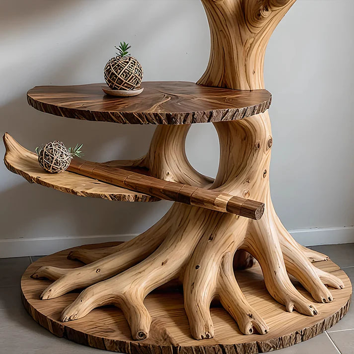 Handmade Natural Solid Wood Stand