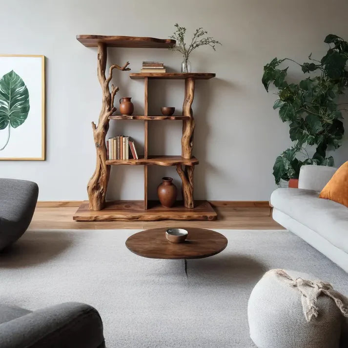 Unique Handmade Standing Bookcase