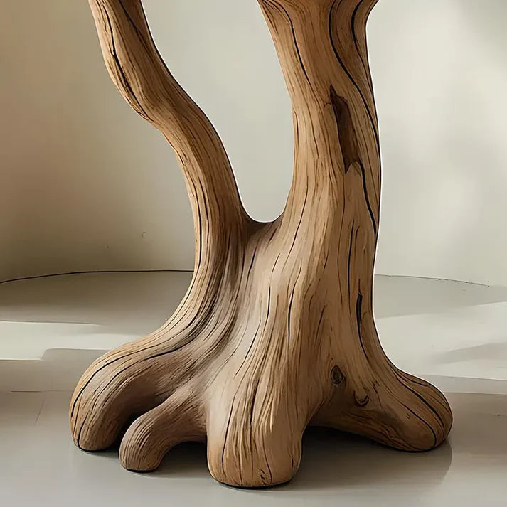 Round Solid Wood Handmade Table