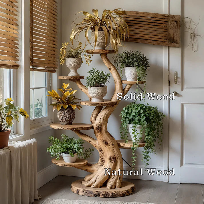 Multifunctional Rustic Art Plant Stand