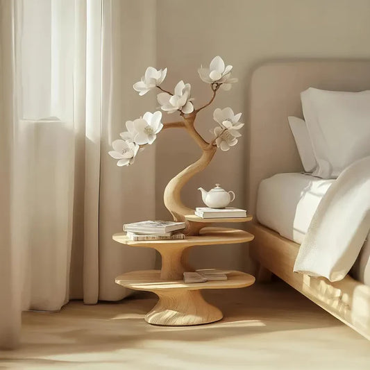 Rustic Bedside Table Decor Farmhouse Table Floating Nightstand