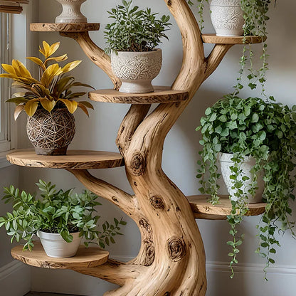 Multifunctional Rustic Art Plant Stand