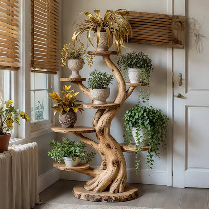 Multifunctional Rustic Art Plant Stand